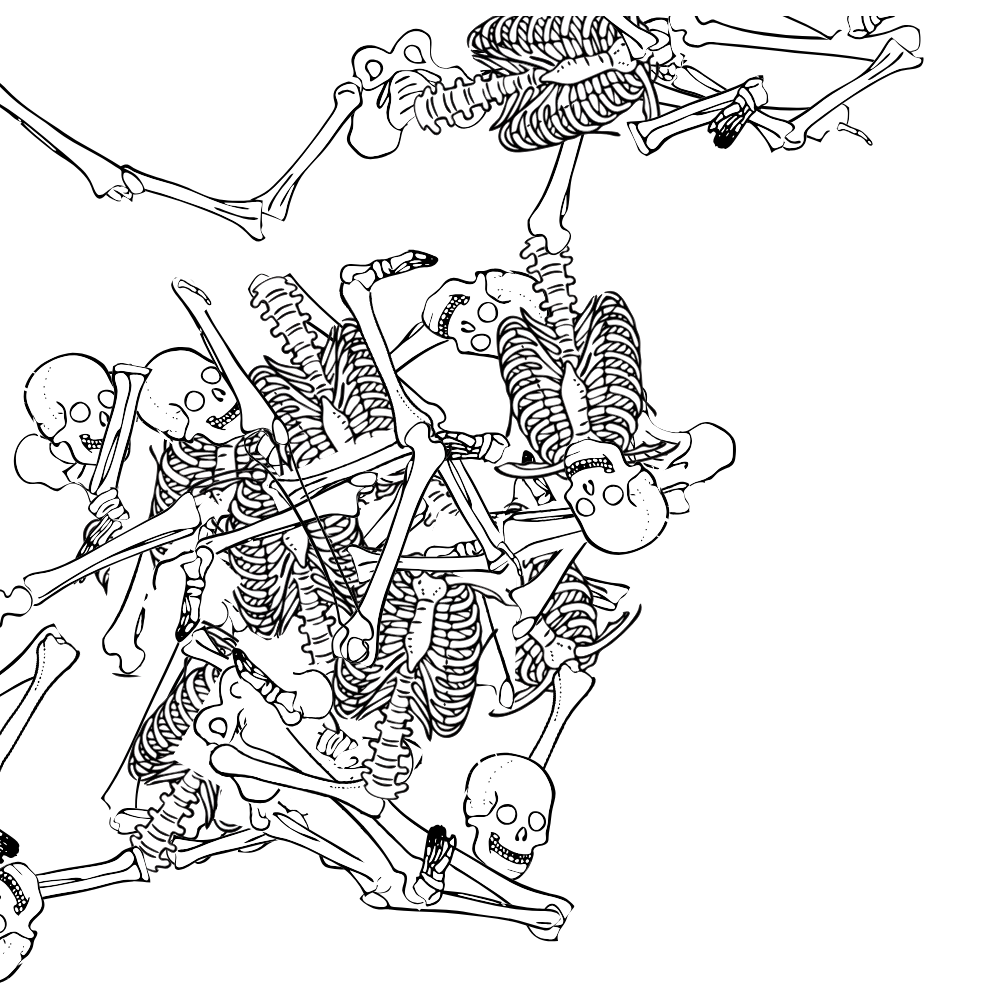 Dem bones dem bones dem – dry bones!