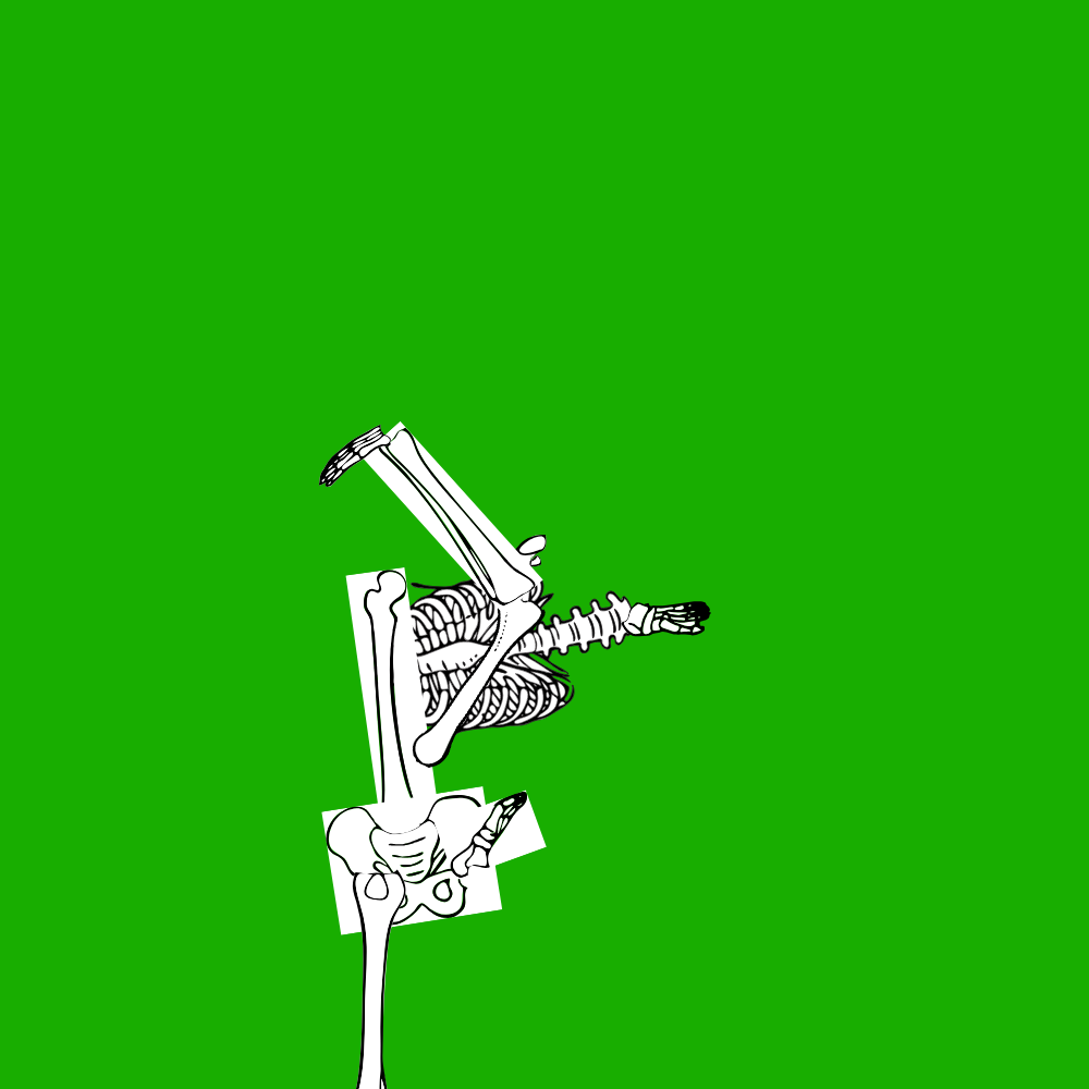 Dem bones dem bones dem – dry bones!