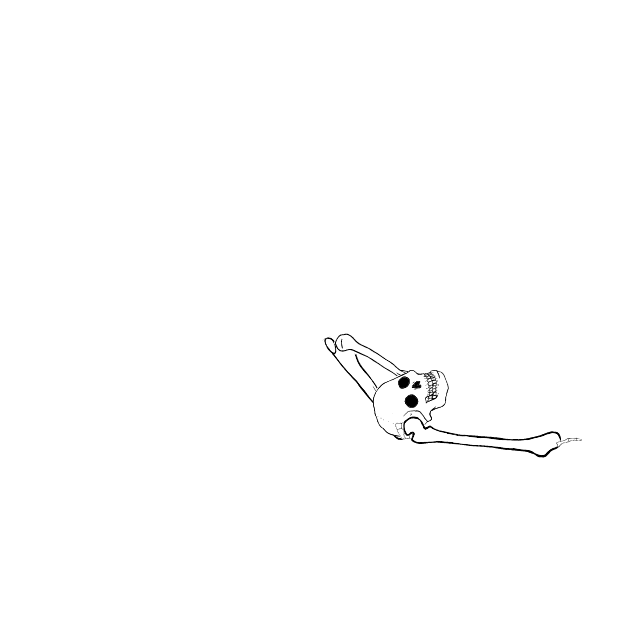 Dem bones dem bones dem – dry bones!