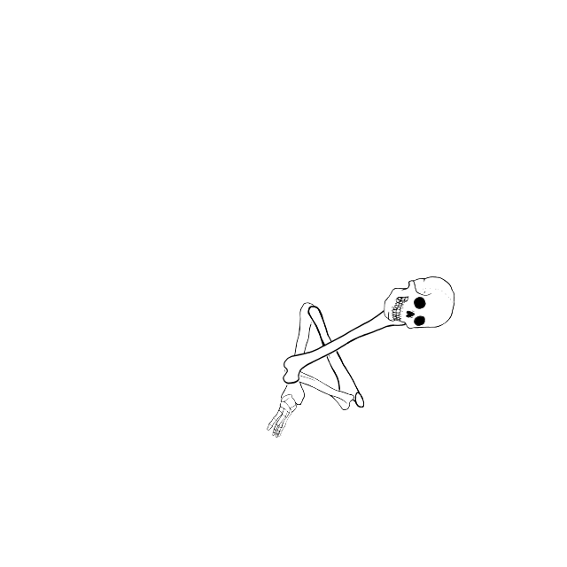 Dem bones dem bones dem – dry bones!