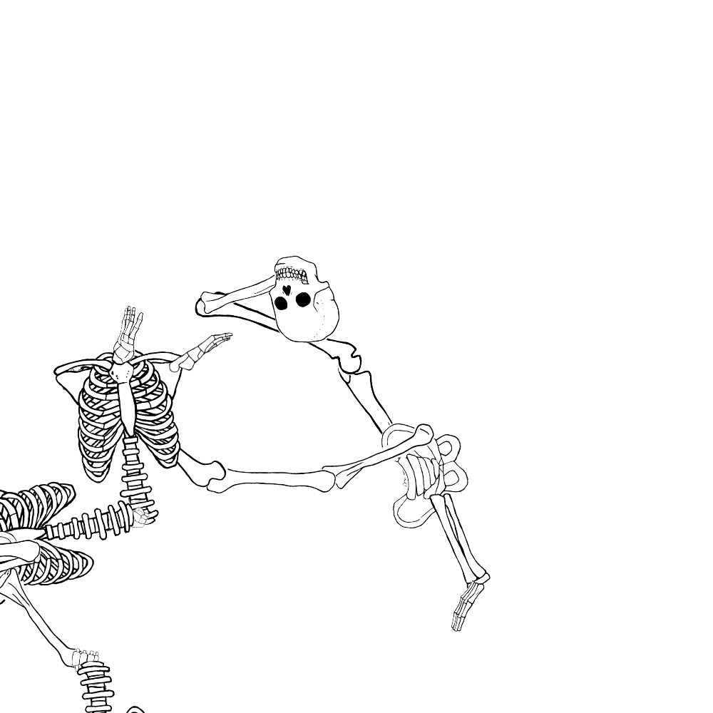 Dem bones dem bones dem – dry bones!