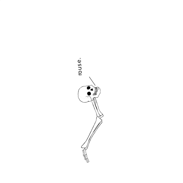Dem bones dem bones dem – dry bones!