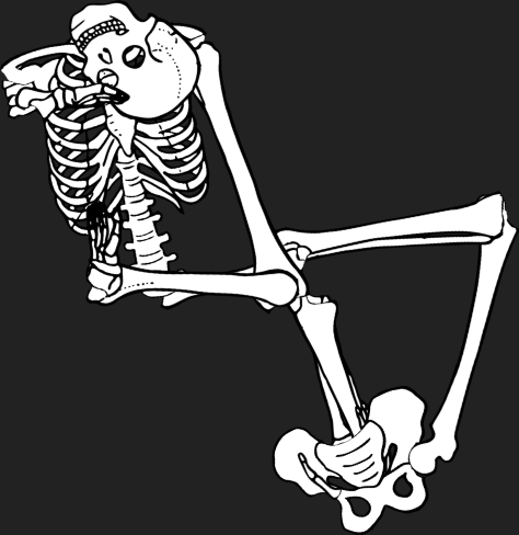 Dem bones dem bones dem – dry bones!