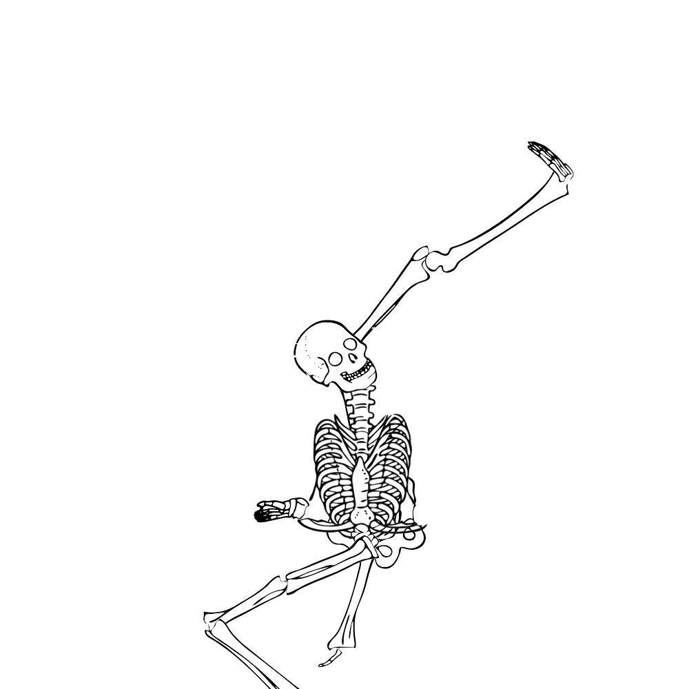 Dem bones dem bones dem – dry bones!