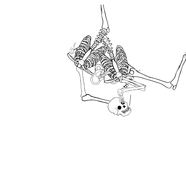 Dem bones dem bones dem – dry bones!