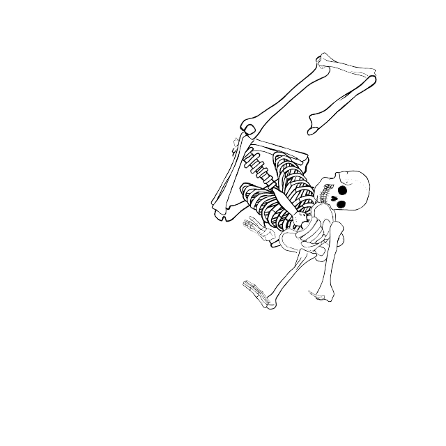 Dem bones dem bones dem – dry bones!