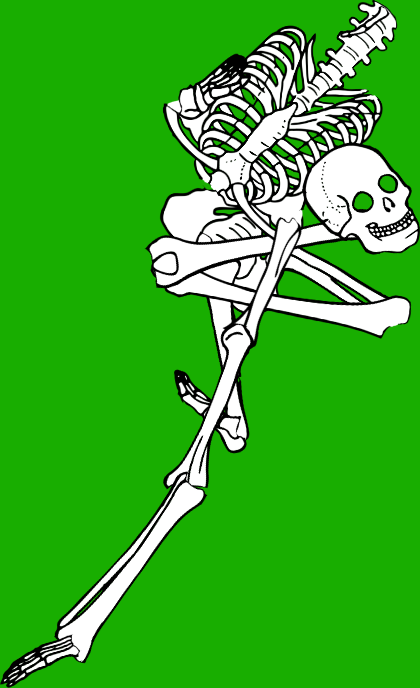 Dem bones dem bones dem – dry bones!