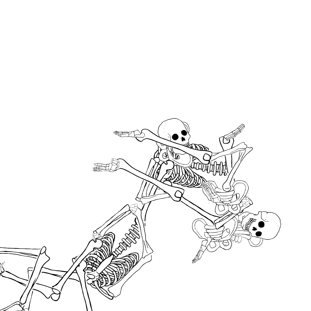 Dem bones dem bones dem – dry bones!