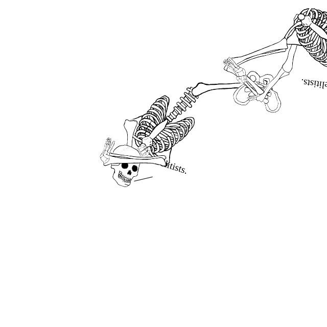 Dem bones dem bones dem – dry bones!
