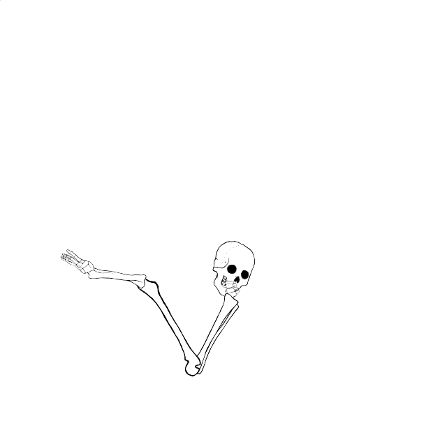 Dem bones dem bones dem – dry bones!