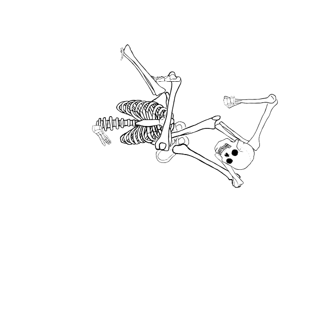 Dem bones dem bones dem – dry bones!