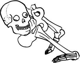 Dem bones dem bones dem – dry bones!
