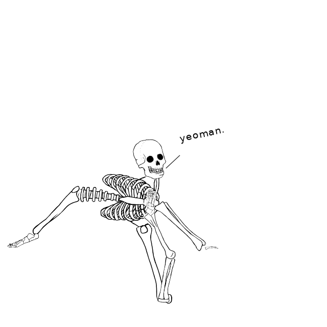 Dem bones dem bones dem – dry bones!