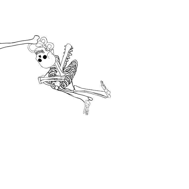 Dem bones dem bones dem – dry bones!