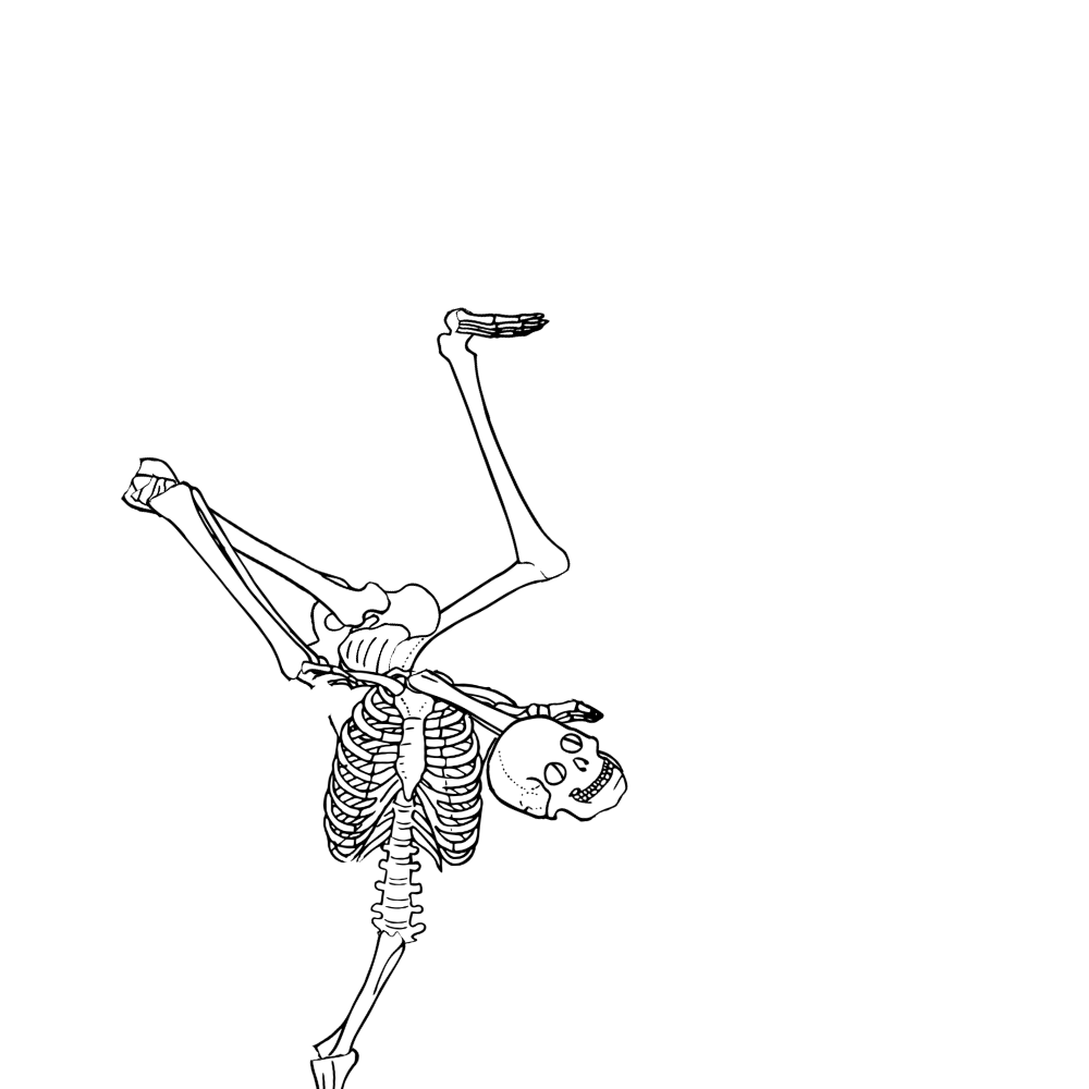 Dem bones dem bones dem – dry bones!