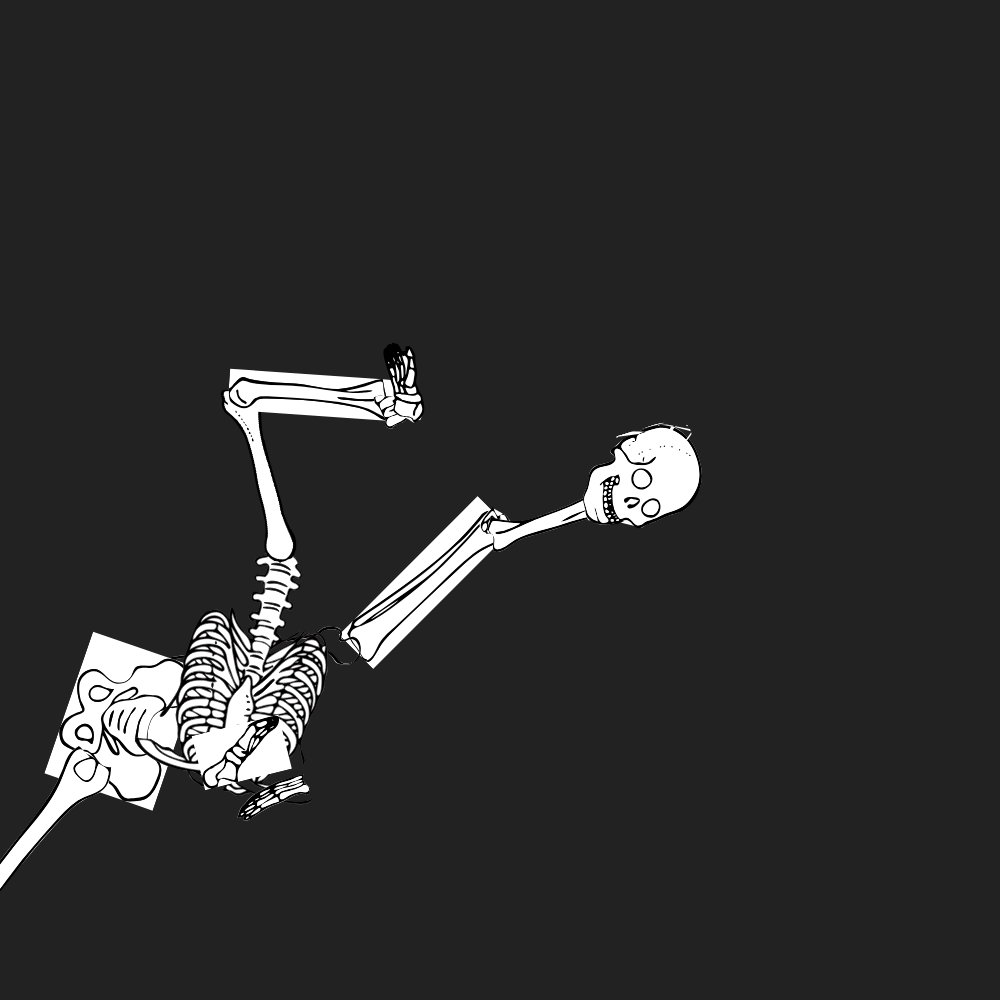 Dem bones dem bones dem – dry bones!