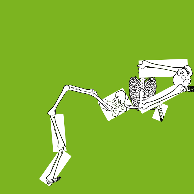 Dem bones dem bones dem – dry bones!
