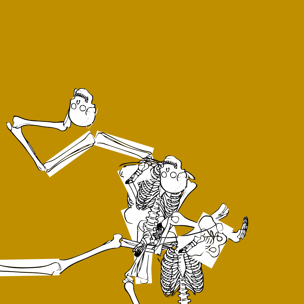 Dem bones dem bones dem – dry bones!