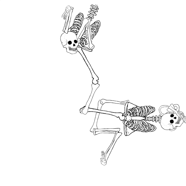 Dem bones dem bones dem – dry bones!