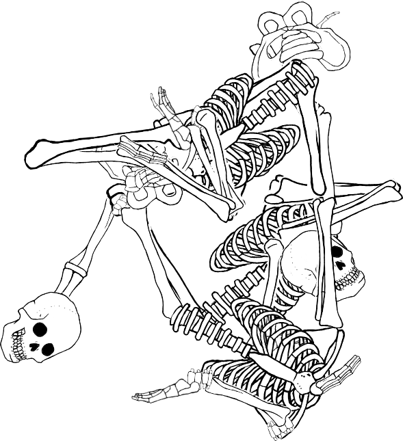 Dem bones dem bones dem – dry bones!