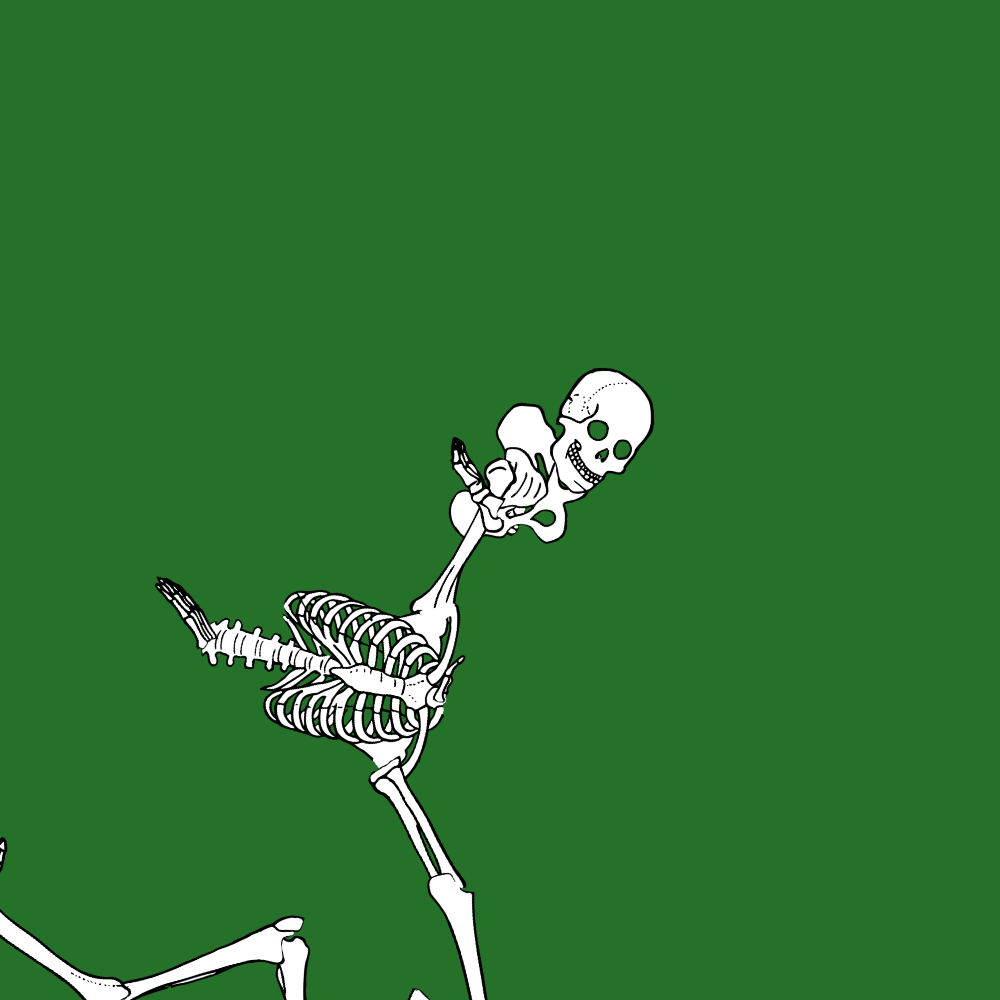 Dem bones dem bones dem – dry bones!