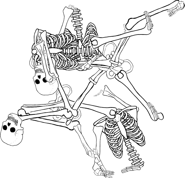 Dem bones dem bones dem – dry bones!
