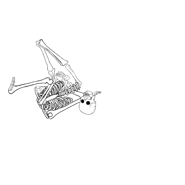 Dem bones dem bones dem – dry bones!