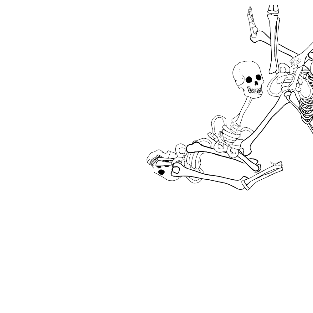 Dem bones dem bones dem – dry bones!
