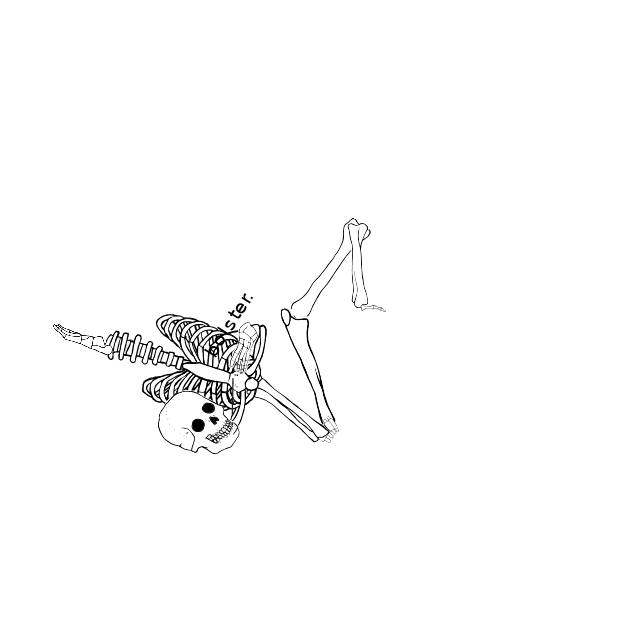 Dem bones dem bones dem – dry bones!