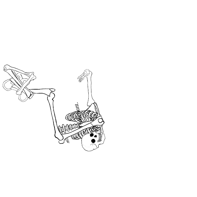 Dem bones dem bones dem – dry bones!