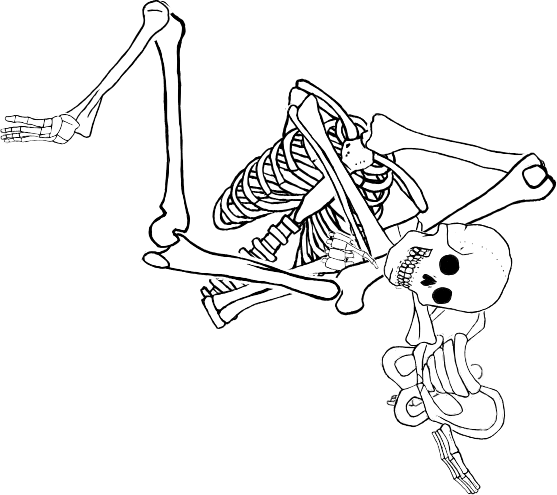 Dem bones dem bones dem – dry bones!