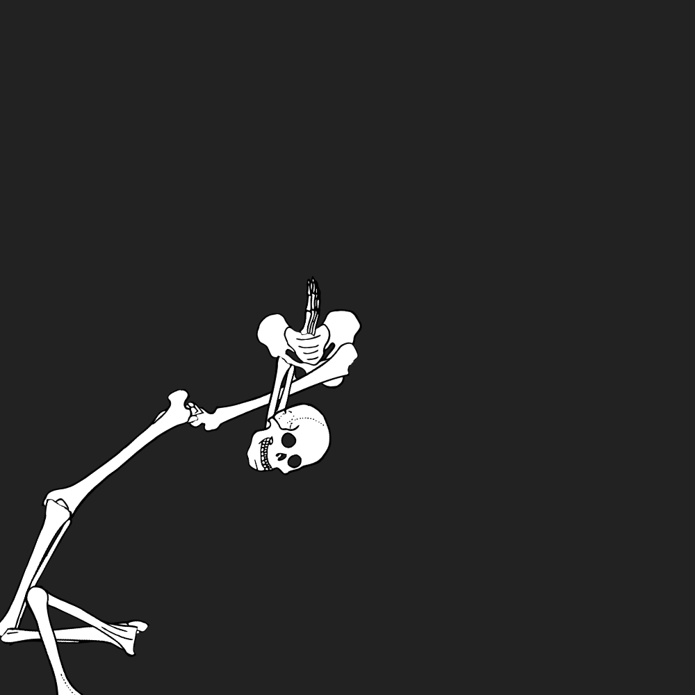 Dem bones dem bones dem – dry bones! Dem bones dem bones dem – extra bones!
