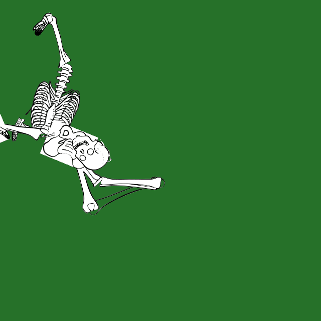 Dem bones dem bones dem – dry bones!