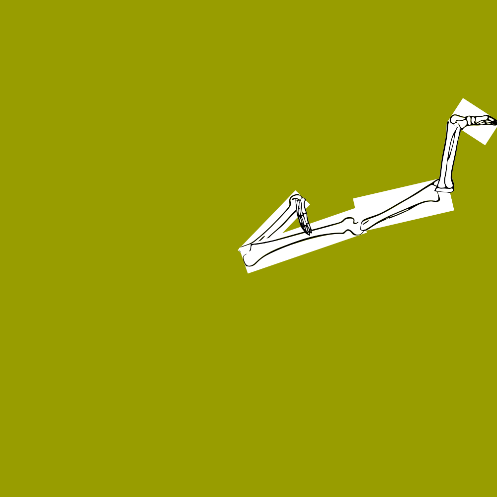 Dem bones dem bones dem – dry bones!
