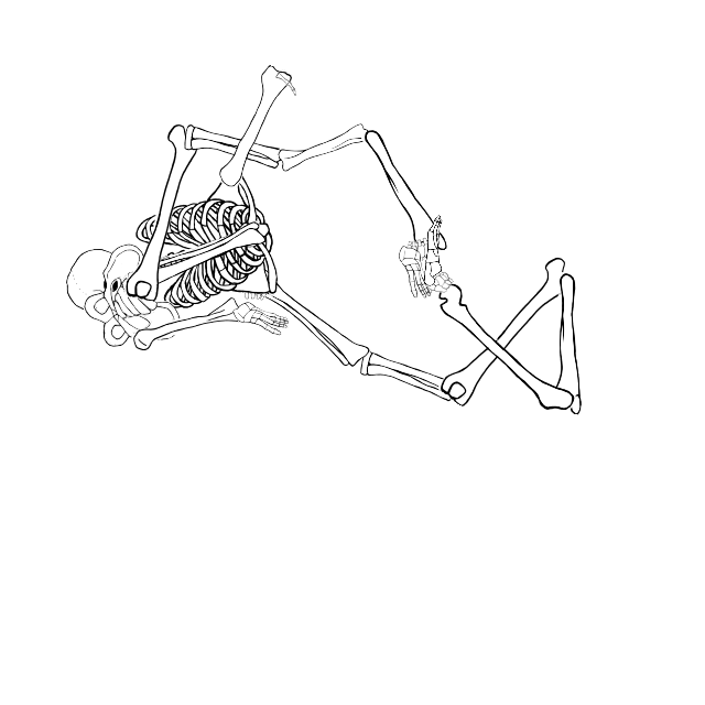 Dem bones dem bones dem – dry bones!