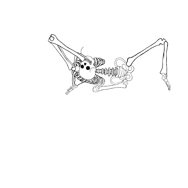 Dem bones dem bones dem – dry bones!