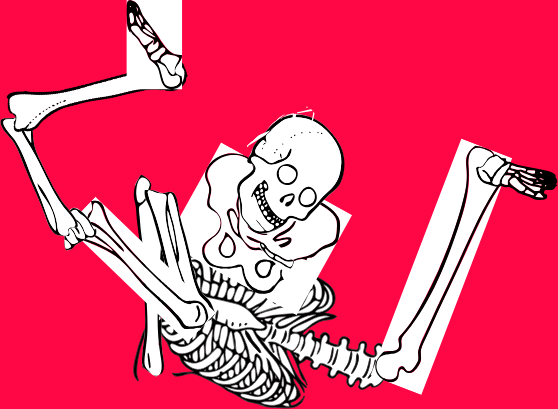 Dem bones dem bones dem – dry bones!