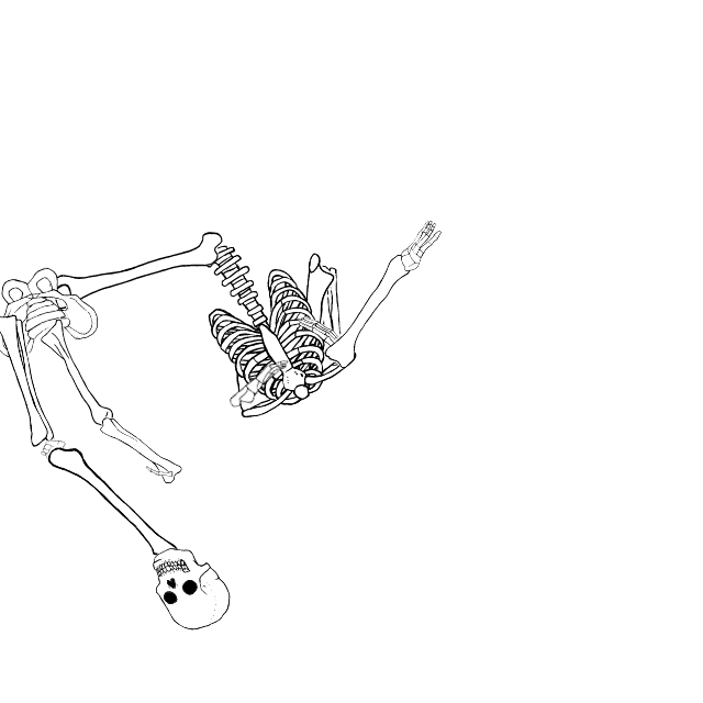 Dem bones dem bones dem – dry bones!