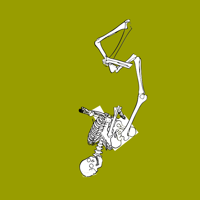 Dem bones dem bones dem – dry bones!