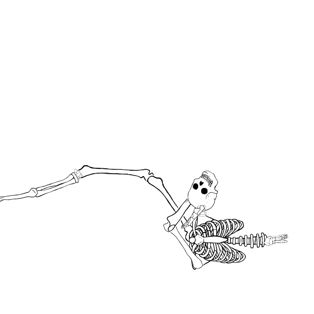 Dem bones dem bones dem – dry bones!