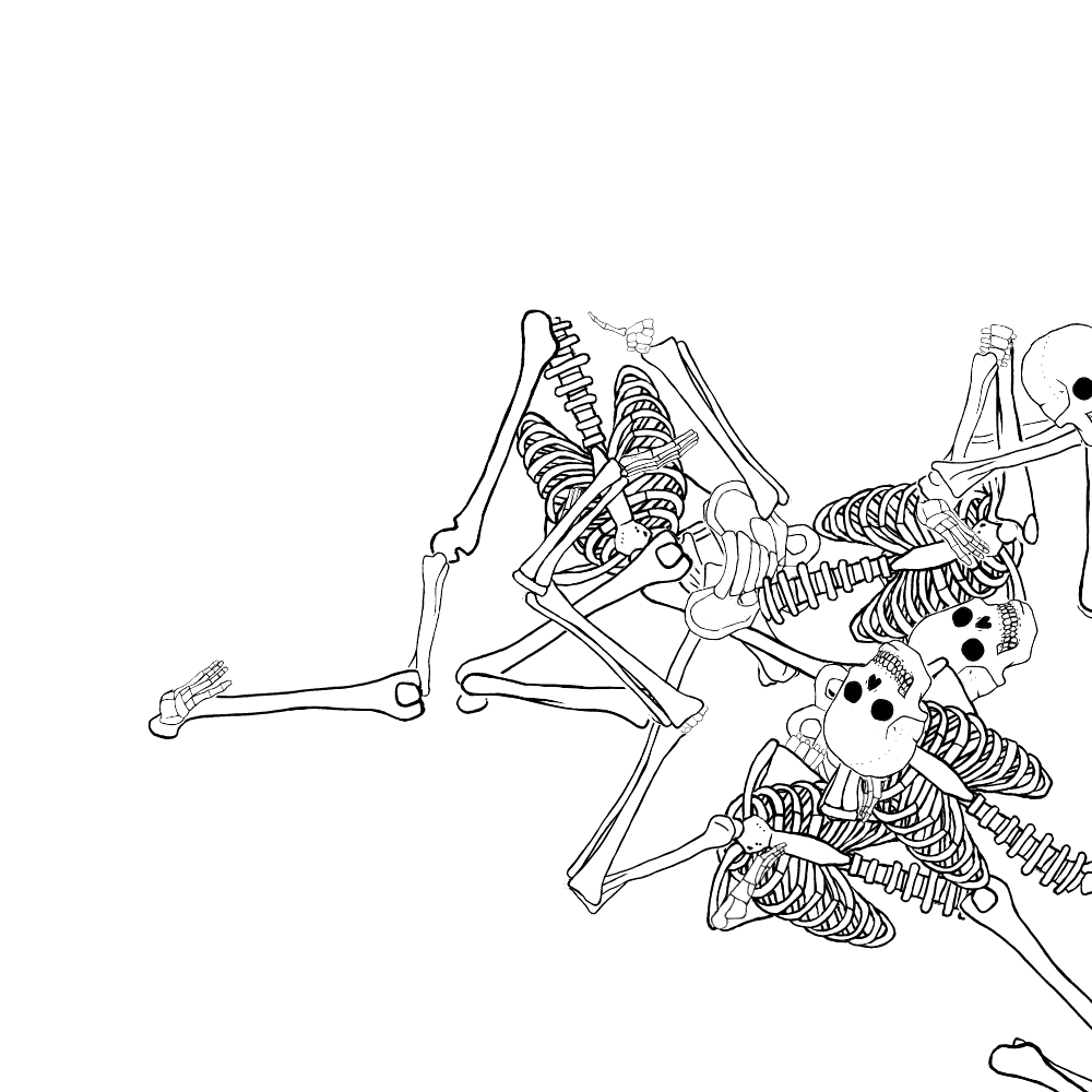 Dem bones dem bones dem – dry bones!