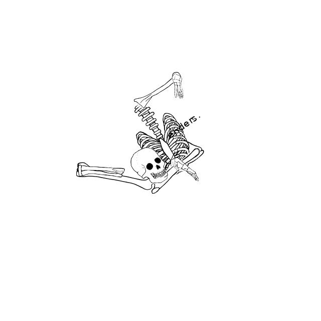 Dem bones dem bones dem – dry bones!