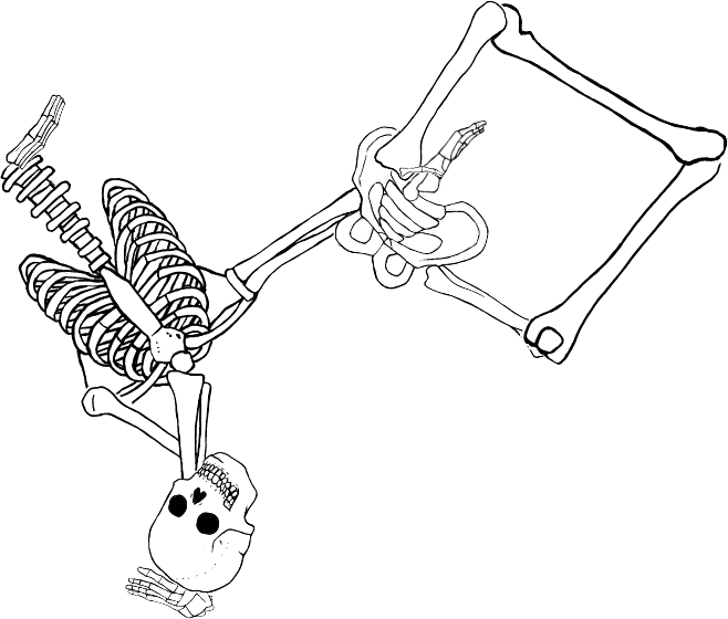 Dem bones dem bones dem – dry bones!