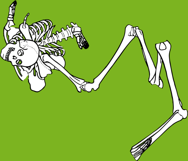 Dem bones dem bones dem – dry bones!
