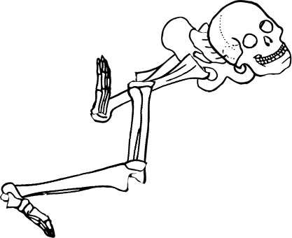 Dem bones dem bones dem – dry bones!
