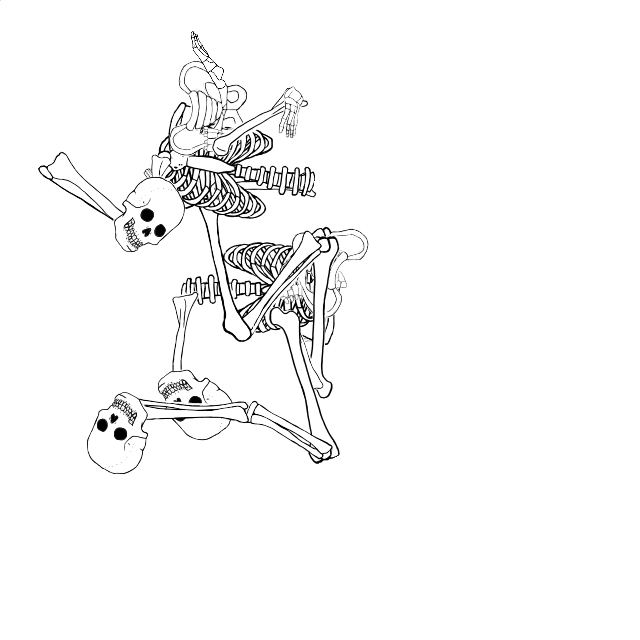 Dem bones dem bones dem – dry bones!