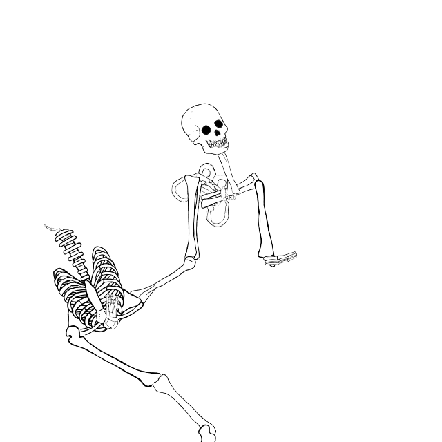 Dem bones dem bones dem – dry bones!