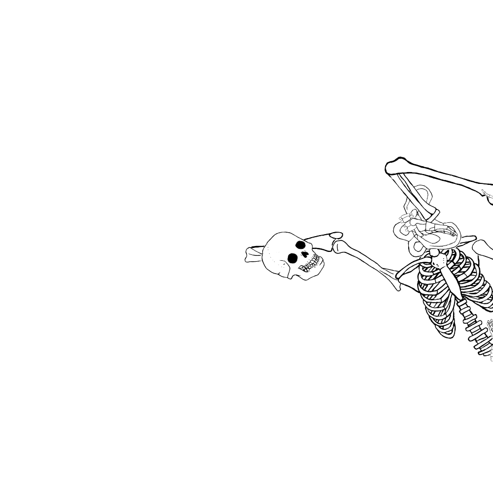 Dem bones dem bones dem – dry bones!