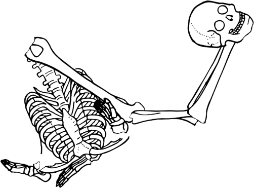 Dem bones dem bones dem – dry bones!