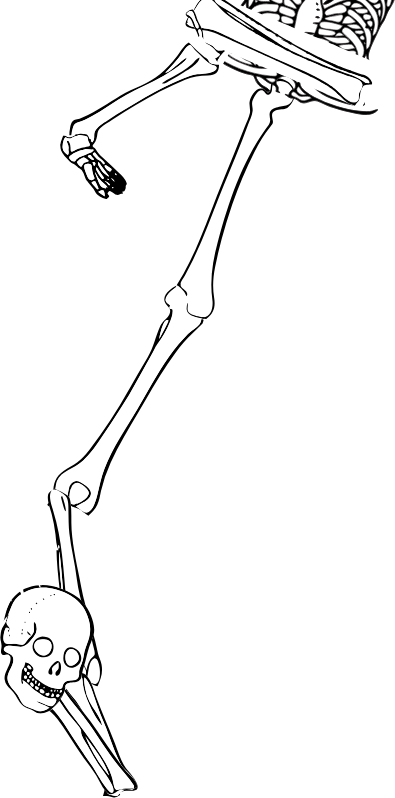 Dem bones dem bones dem – dry bones!